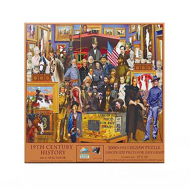 19th Century History 1000 piece Large Pieces Jigsaw Puzzle