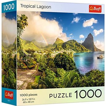 Trefl Red 1000 pc Puzzle - Sunsets - Tropical Lagoon