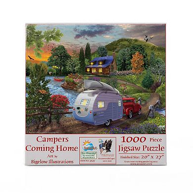 Campers Coming Home 1000 piece Jigsaw Puzzle