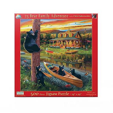 25 Bear Family Adventure 500 piece Jigsaw Puzzle