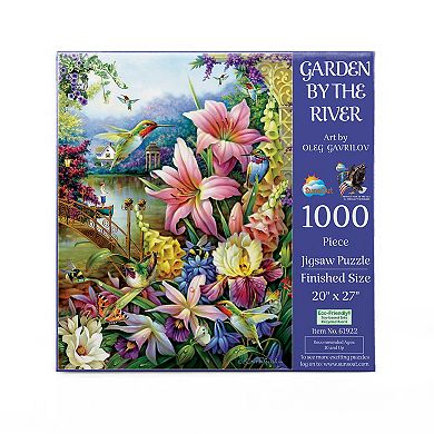 Garden by the River 1000 piece Jigsaw Puzzle