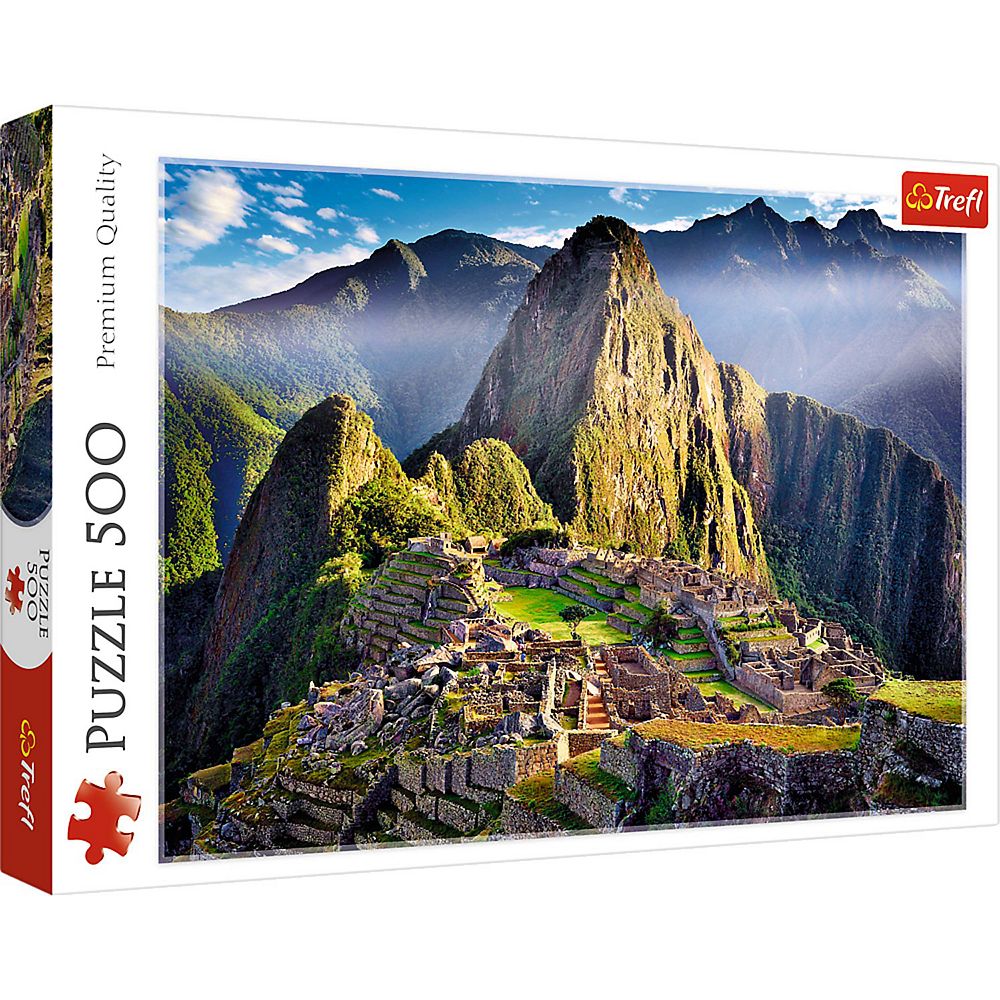 Trefl Red 500 Piece Jigsaw Puzzle - Historic Sanctuary of Machu Picchu ...
