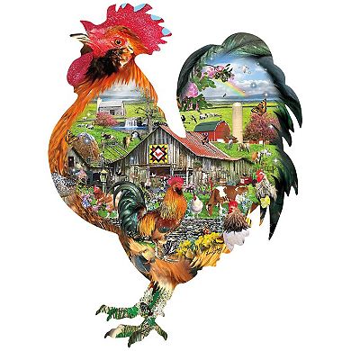 Rule the Roost 1000 piece Special Shape Jigsaw Puzzle