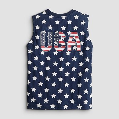 Boys Realtree Stars Graphic Muscle Tee
