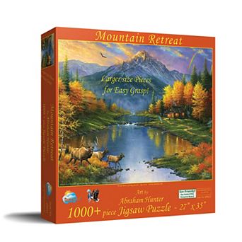 Mountain Retreat 1000 pc Large Pieces Jigsaw Puzzle