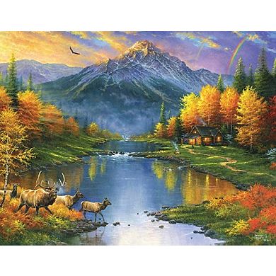 Mountain Retreat 1000 piece Large Pieces Jigsaw Puzzle