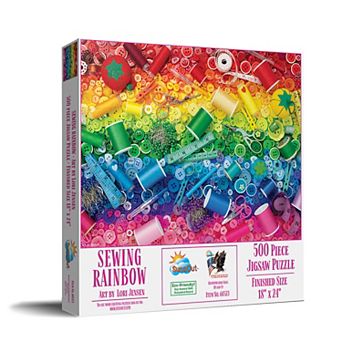 Sewing Rainbow 500 pc Jigsaw Puzzle