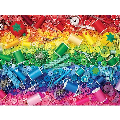 Sewing Rainbow 500 piece Jigsaw Puzzle