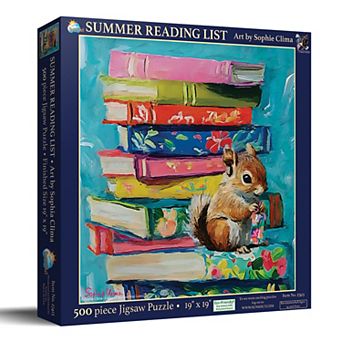 Summer Reading List 500 pc Jigsaw Puzzle for Adults