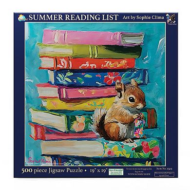 Summer Reading List 500 piece Jigsaw Puzzle for Adults