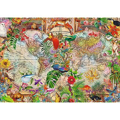 Trefl Premium Plus Tea Time: Antique World Map 1000 Piece Puzzle