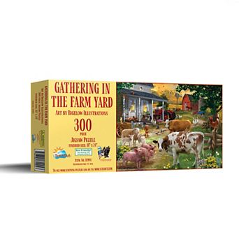Gathering in the Farm Yard 300 pc Jigsaw Puzzle