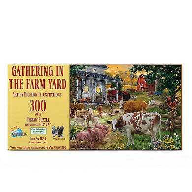 Gathering in the Farm Yard 300 piece Jigsaw Puzzle
