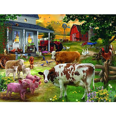 Gathering in the Farm Yard 300 piece Jigsaw Puzzle