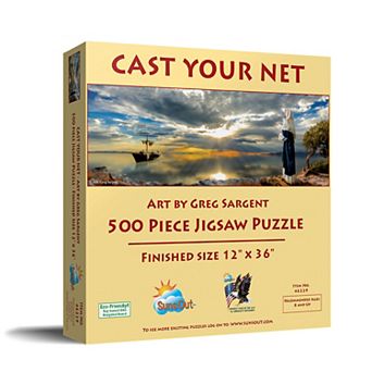 Cast Your Net 500 pc Panoramic Jigsaw Puzzle