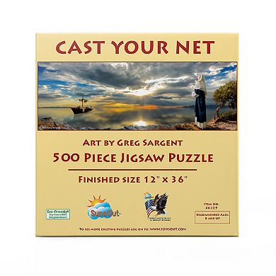 Cast Your Net 500 piece Panoramic Jigsaw Puzzle