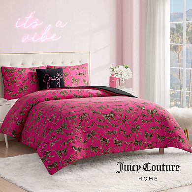 Juicy Couture Printed Pattern Comforter Set