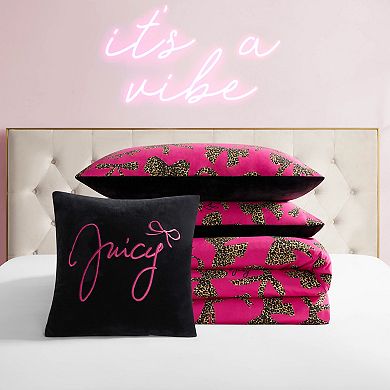 Juicy Couture Printed Pattern Comforter Set