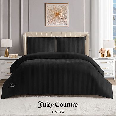 Juicy Couture Velour Duvet Cover Set