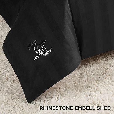 Juicy Couture Velour Duvet Cover Set