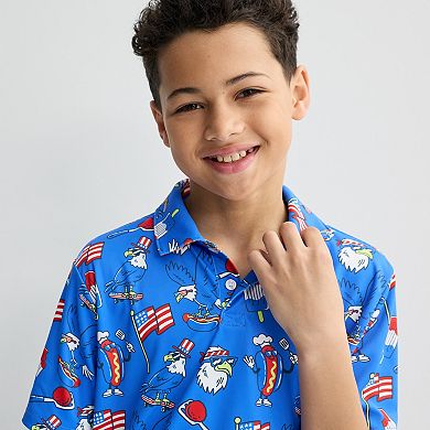 Boys 8-20 Celebrate Together™ Short Sleeve Polo