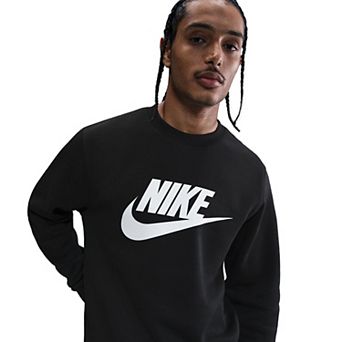 Men's Nike Sportswear Club Graphic Fleece Crew Sweatshirt