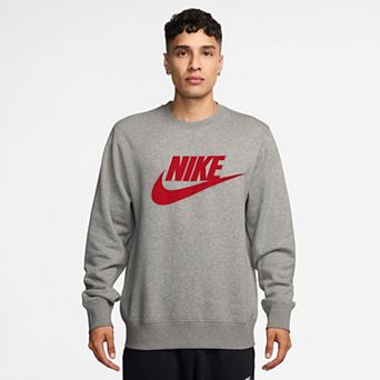 Men's Nike Sportswear Club Graphic Fleece Crew Sweatshirt