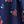 Navy Red Floral