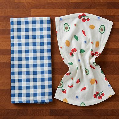 The Big One® 2-Pack Farm Fresh Kitchen Towels