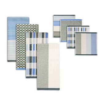 The Big One® 8 pc Yarn Dye Kitchen Towel Set