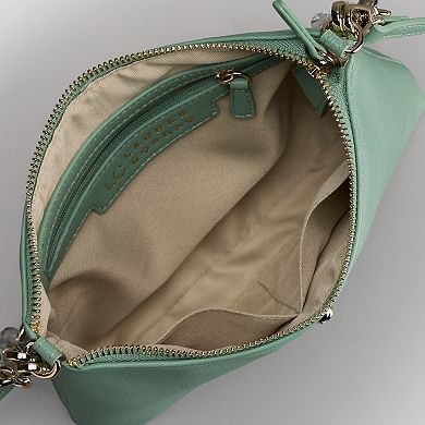 LC Lauren Conrad Maple Top Zip Chain Crossbody Bag