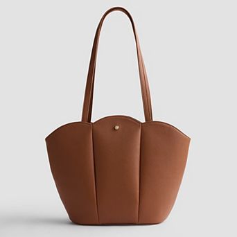 LC Lauren Conrad Evi Scallop Tote Bag