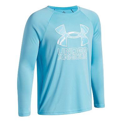 Boys 8-20 Under Armour Tech™ Hybrid Print Long Sleeve Top