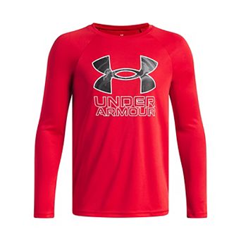 Boys 8-20 Under Armour Tech™ Hybrid Print Long Sleeve Top