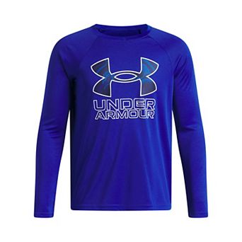 Boys 8-20 Under Armour Tech™ Hybrid Print Long Sleeve Top