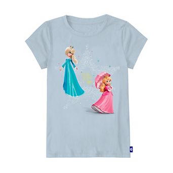 Girls 4-12 Disney Princesses Graphic Short Sleeve Tee in Regular
