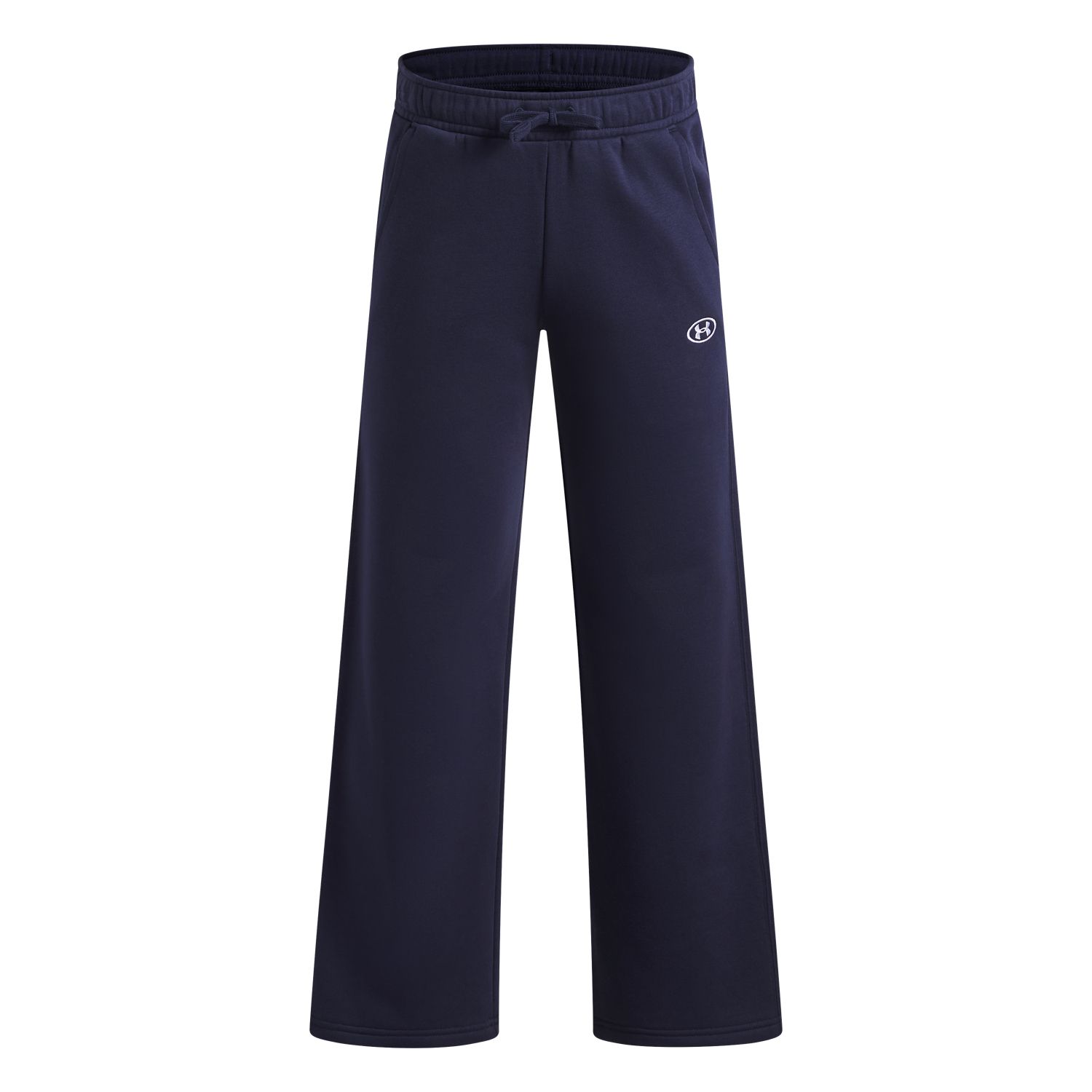 Брюки Under Armour Rival Fleece Open Hem Pants для мальчиков, цвет: Полуночный тёмно-синий