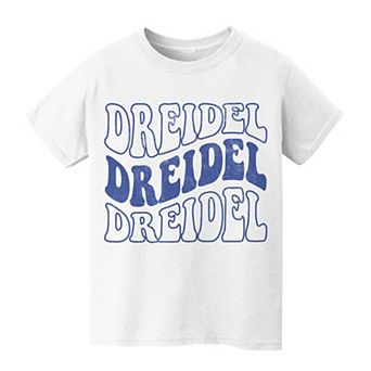 Kids 8-20 Dreidel Dreidel Dreidel Hanukkah Graphic Tee