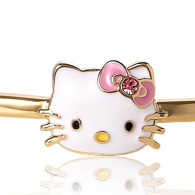 Bangle Bracelet for Women, 18k Gold Flash-Plated Pendant Bracelet