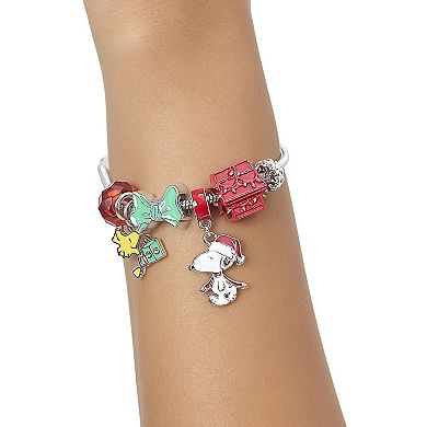 Peanuts Snoopy & Woodstock Slide Charm Bracelet