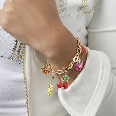 Juicy Couture Tropical Fruit Charm Bracelet