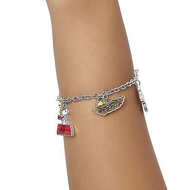 Peanuts Snoopy & Friends Silver-Tone Charm Bracelet