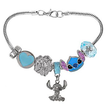 Stitch Charm Bracelet 7" Stitch Bracelet w/6 Unique Charms