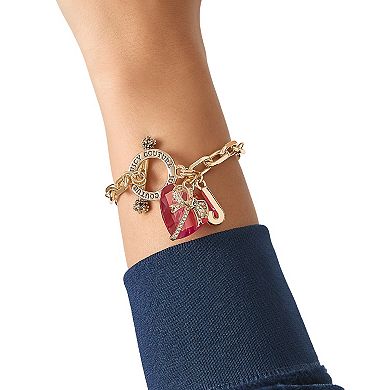 Juicy Couture Heart Stone & J Charm Bracelet