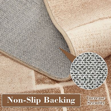 Indoor Area Rug Modern Geometric Patchwork Rugs Carpet Floor Decor for Living Room