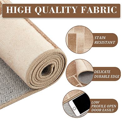 Indoor Area Rug Modern Geometric Patchwork Rugs Carpet Floor Decor for Living Room