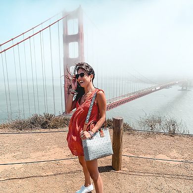 Tin Marin Large Woven Crossbody Bag