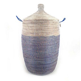 Dou Lid Storage Basket Two-Tone