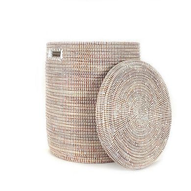 Flat Lid Storage Basket Monochrome Storage