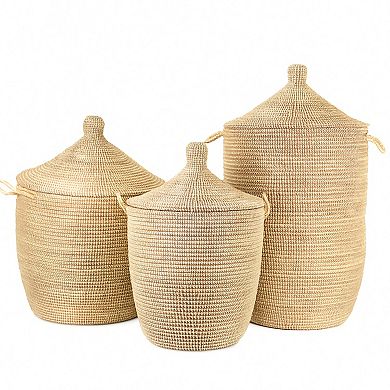 Dou Lid Storage Basket Monochrome